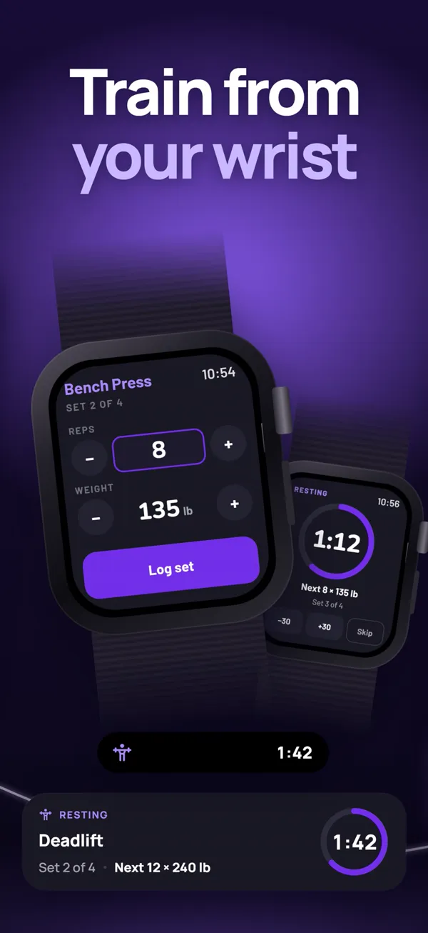 Train from your wrist with the Apple Watch app